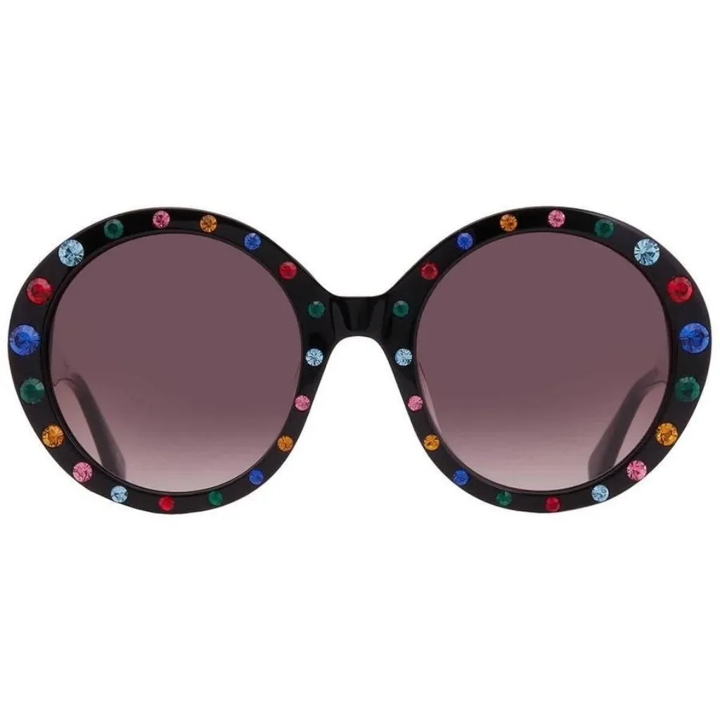 New Authentic Kate Spade Brown Shaded Round Ladies Sunglasses ZYA/G/S/STRASS 0SZ - Image 5