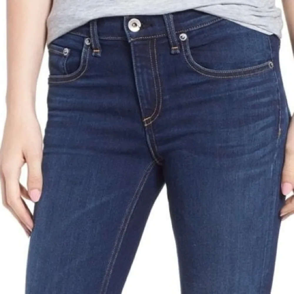 Rag and Bone  W1526K089BMO Ankle  Skinny Jeans in Bloo Moon Color Size 30 - Image 3