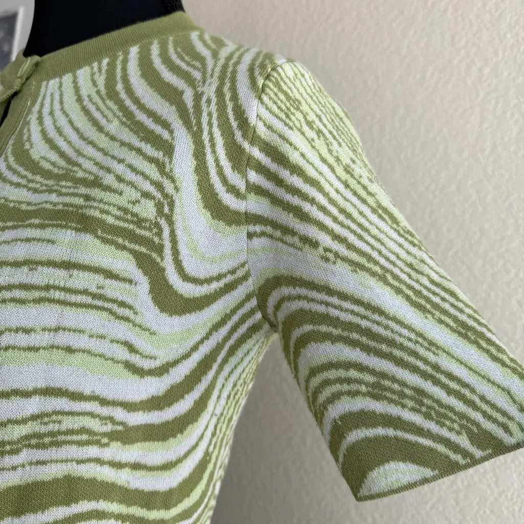 Cider Sweater Knit Crop Top Women’s Medium Fitted Y2K Going Out Clubwear - Image 4