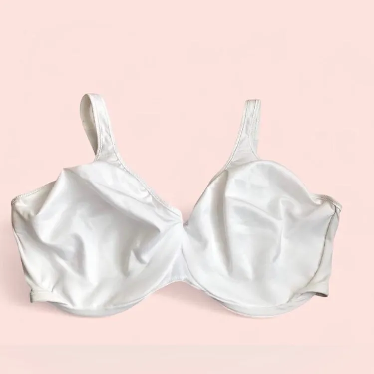 Bali Lift Bra 40DDD Live It Up Underwire 3385 Full Coverage T-Shirt White Lift - Image 5