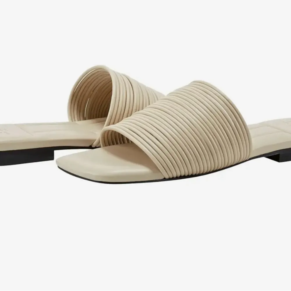 Marc Fisher Maddie‎ Ivory Cream Slip On Slides - Image 2