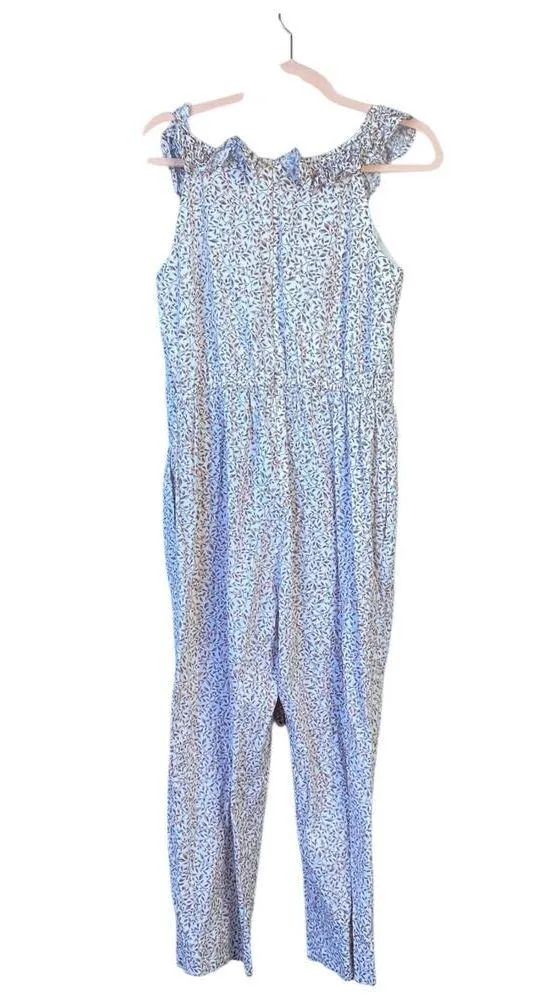 GAL MEETS GLAM Rue Floral Jumpsuit in Pearl Size 8 Summer Lightweight Classy - Image 3