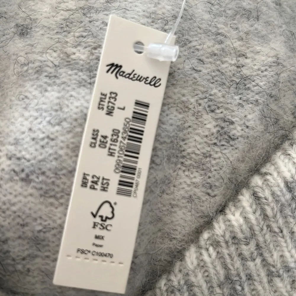 Madewell Vinson Shawl-Collar wool blend Sweater - Image 3