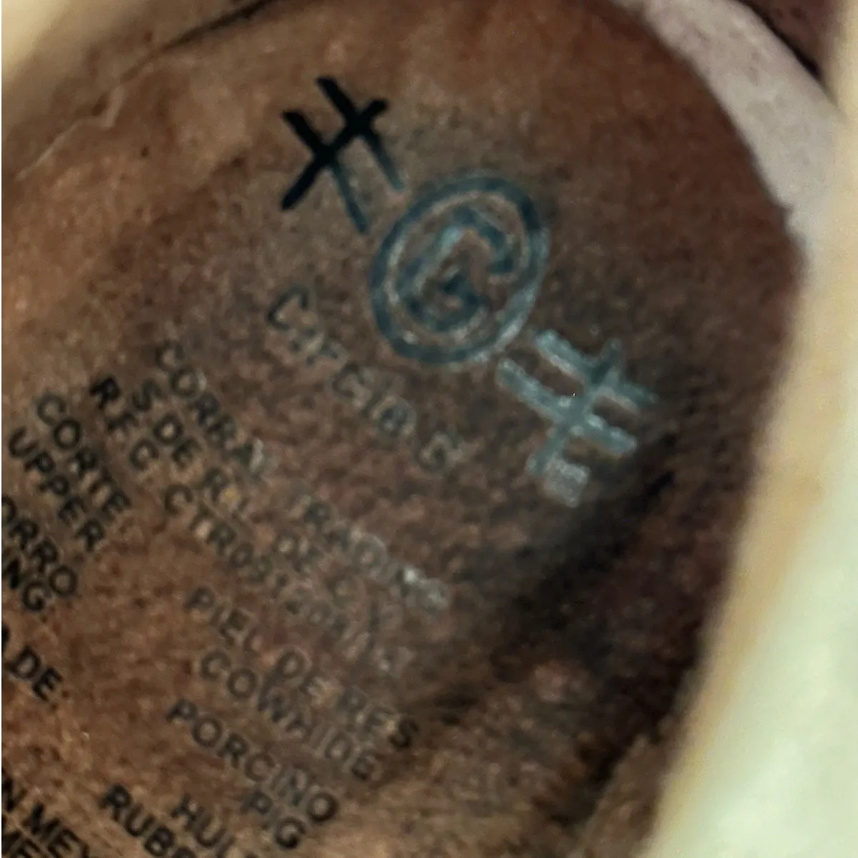 Circle G Western Ankle Boots Distressed Leather Studded Brown Size 8 - Image 8