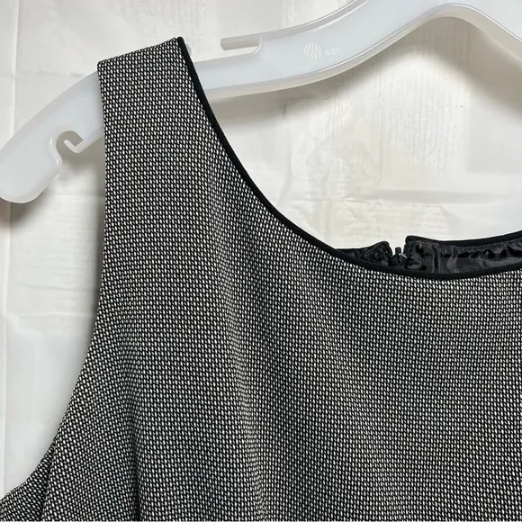 Studio 1 Knee Length Dress Womens Size 10 Bow‎ Tie Holiday Party Black White - Image 4