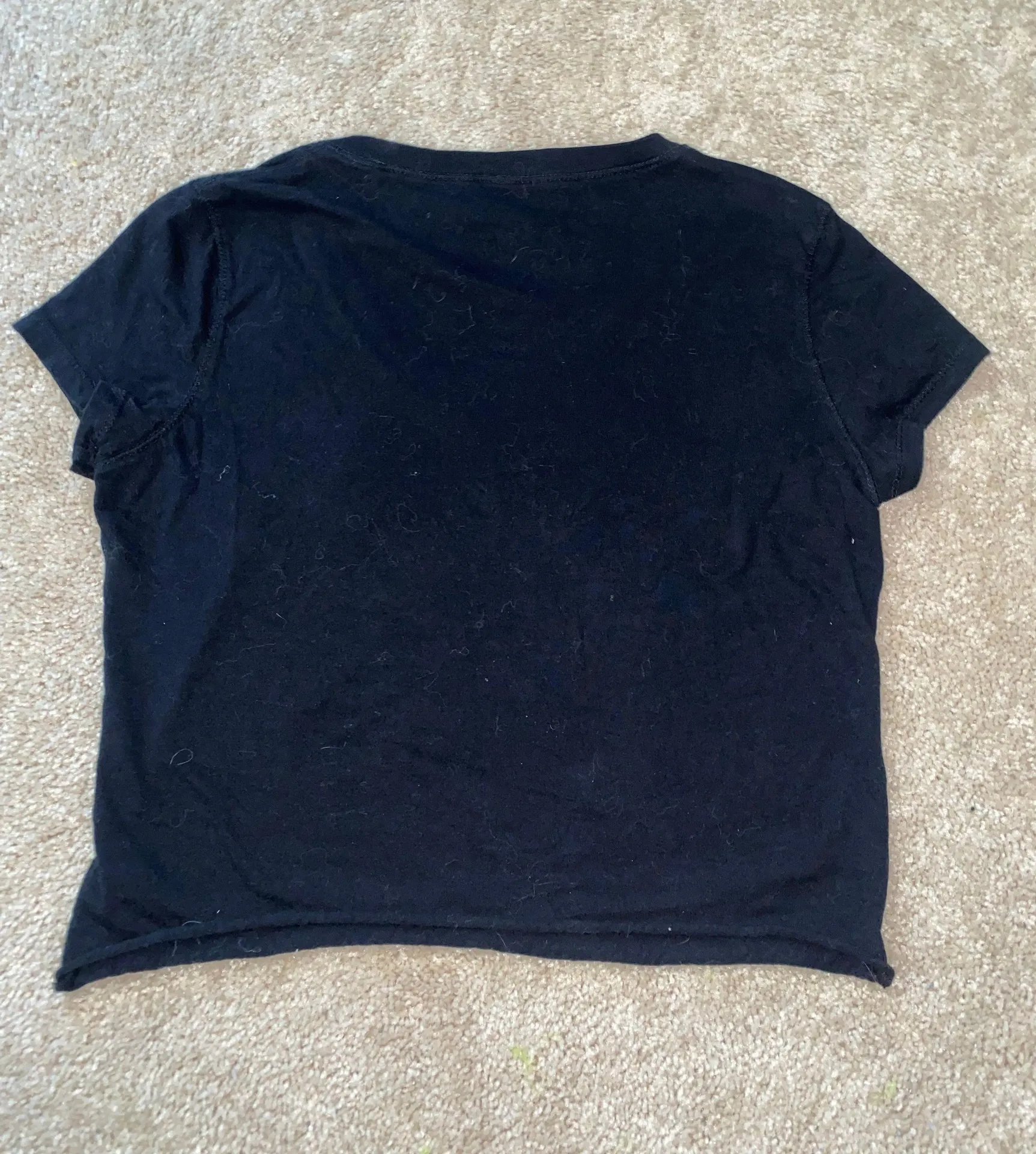 Jack Daniel's  graphic record v neck crop top - Image 4