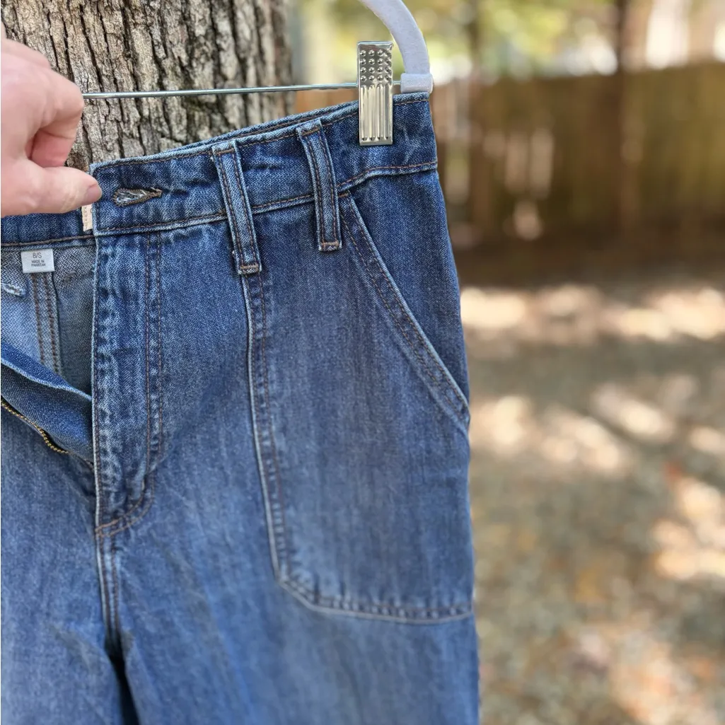 Universal Threads Universal Thread Blue Wide Leg Pants - Image 4