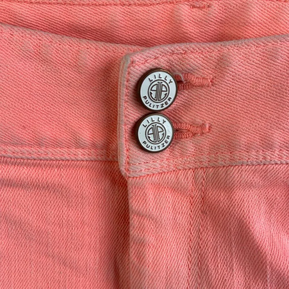 Lilly Pulitzer Neon Orange Clifton Shorts - Image 8