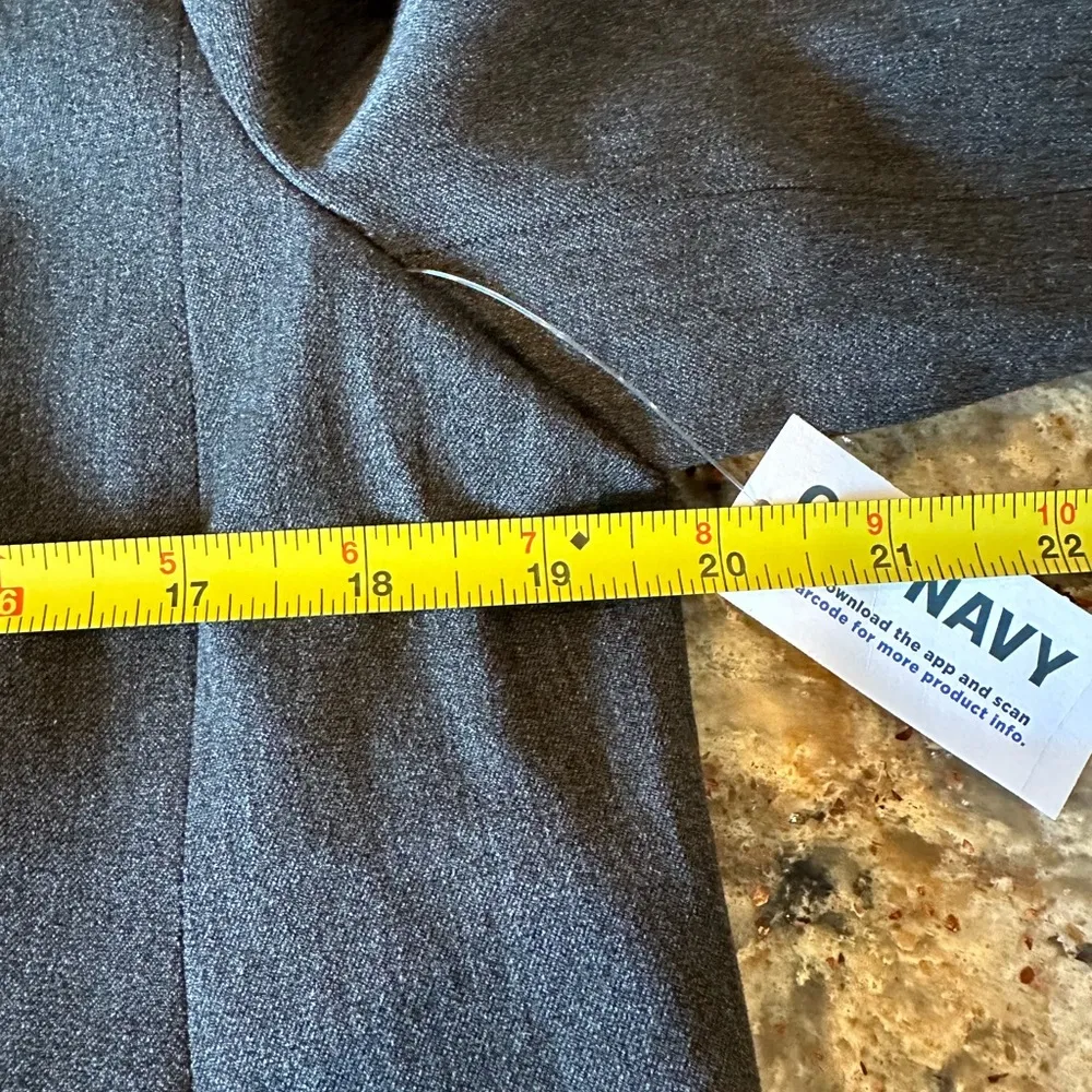 Old Navy One Button Blazer Charcoal Gray Notched Collar size Large New NWT - Image 11