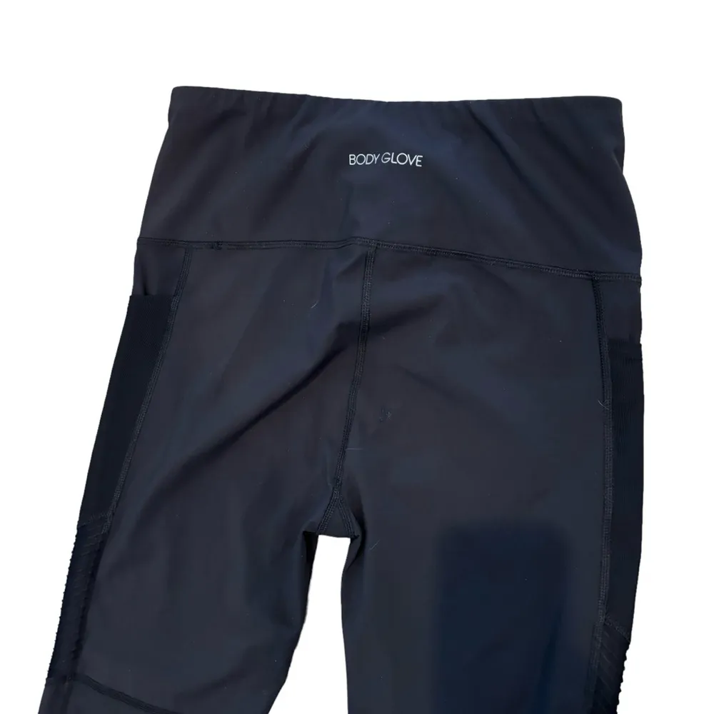 Women's Body Glove black Saturn Performance pintuck athletic leggings size large - Image 6