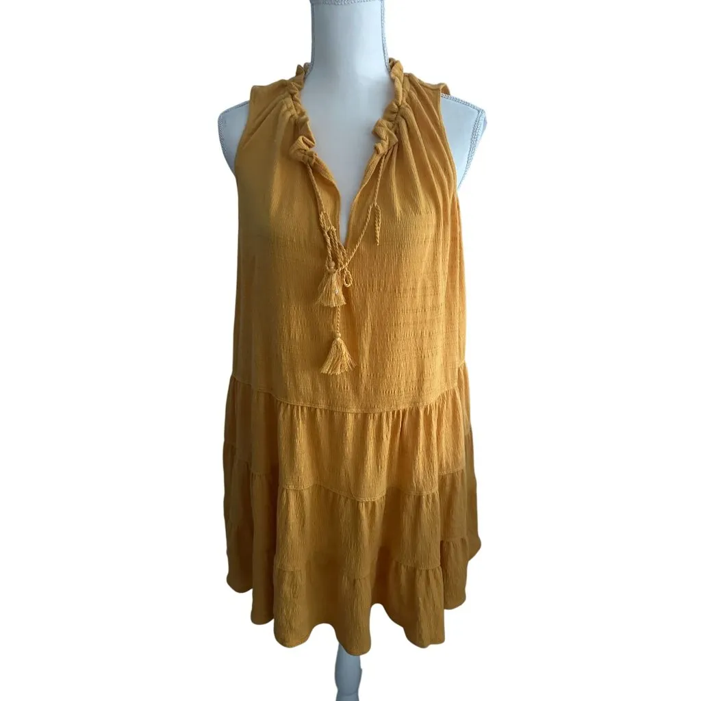MAX STUDIO Marigold Swing Tiered Dress Size Medium - Image 2