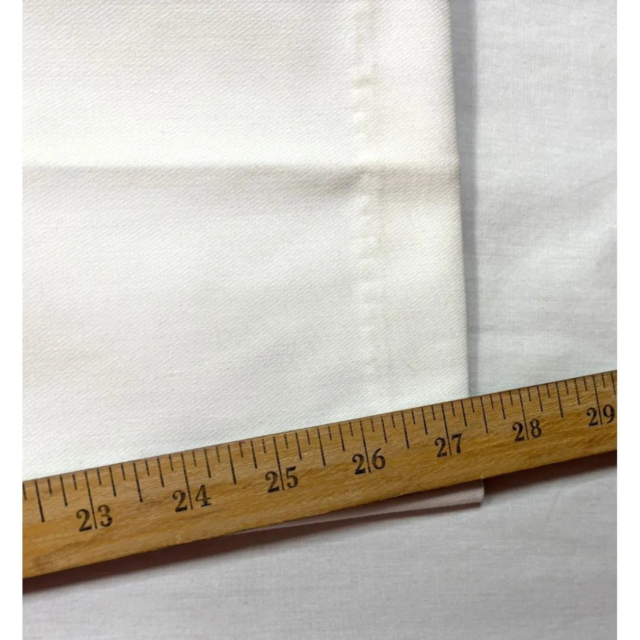 NWT H&M Pants Womens High Waisted Ankle Length Hidden Elastic Waist Ivory Sz 6 - Image 6