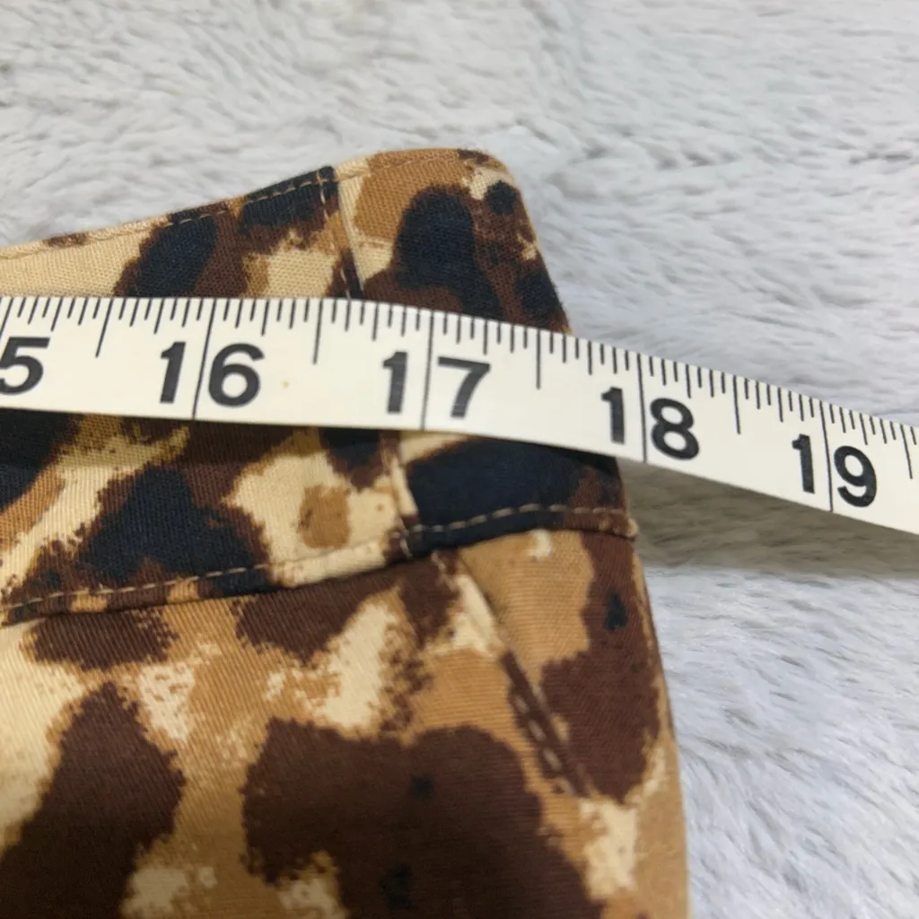 Merona Mob Wife Office Siren Leopard Print Pencil Skirt - Image 5