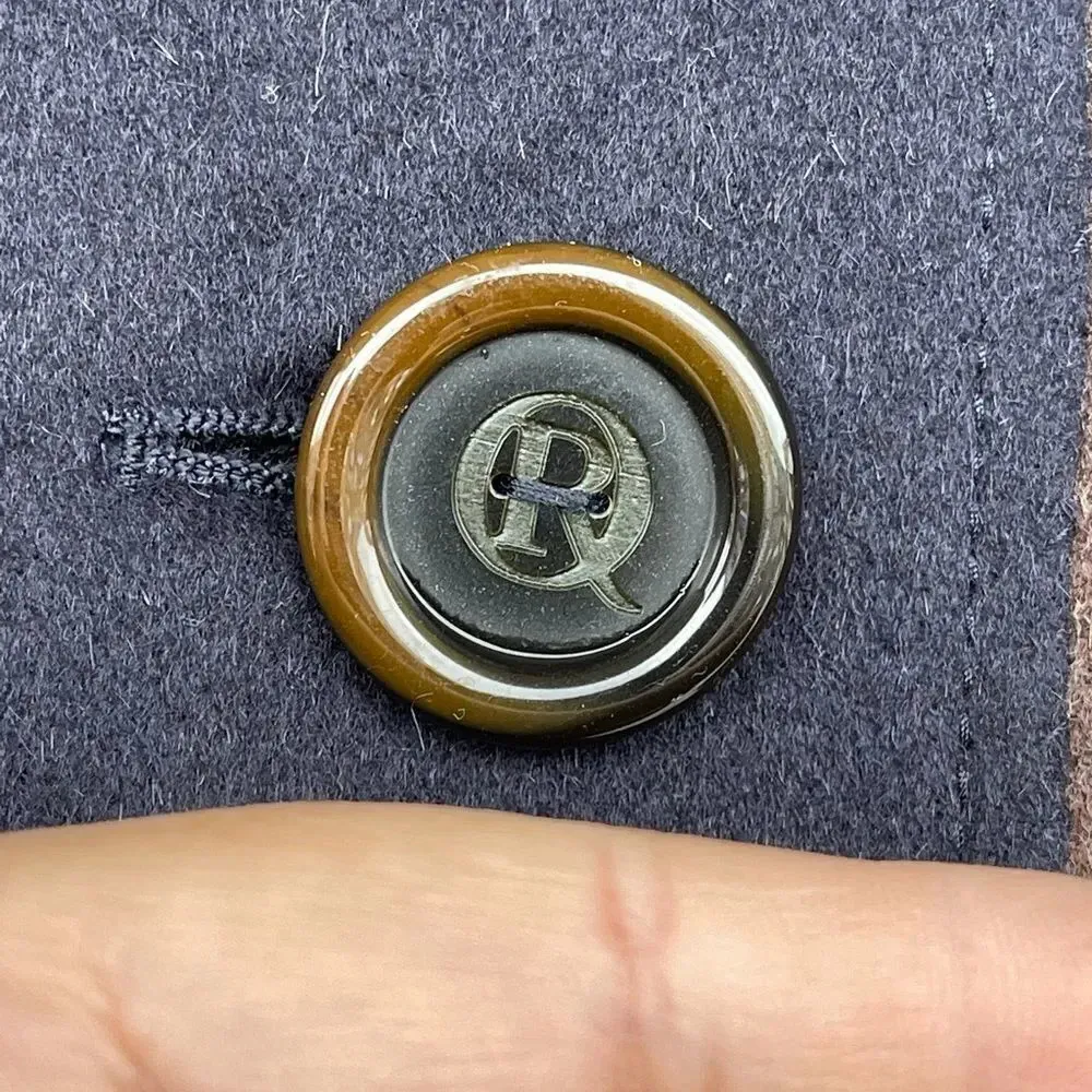 Roberto Quaglia cashgora blend jacket 42 Blue Size M - Image 3