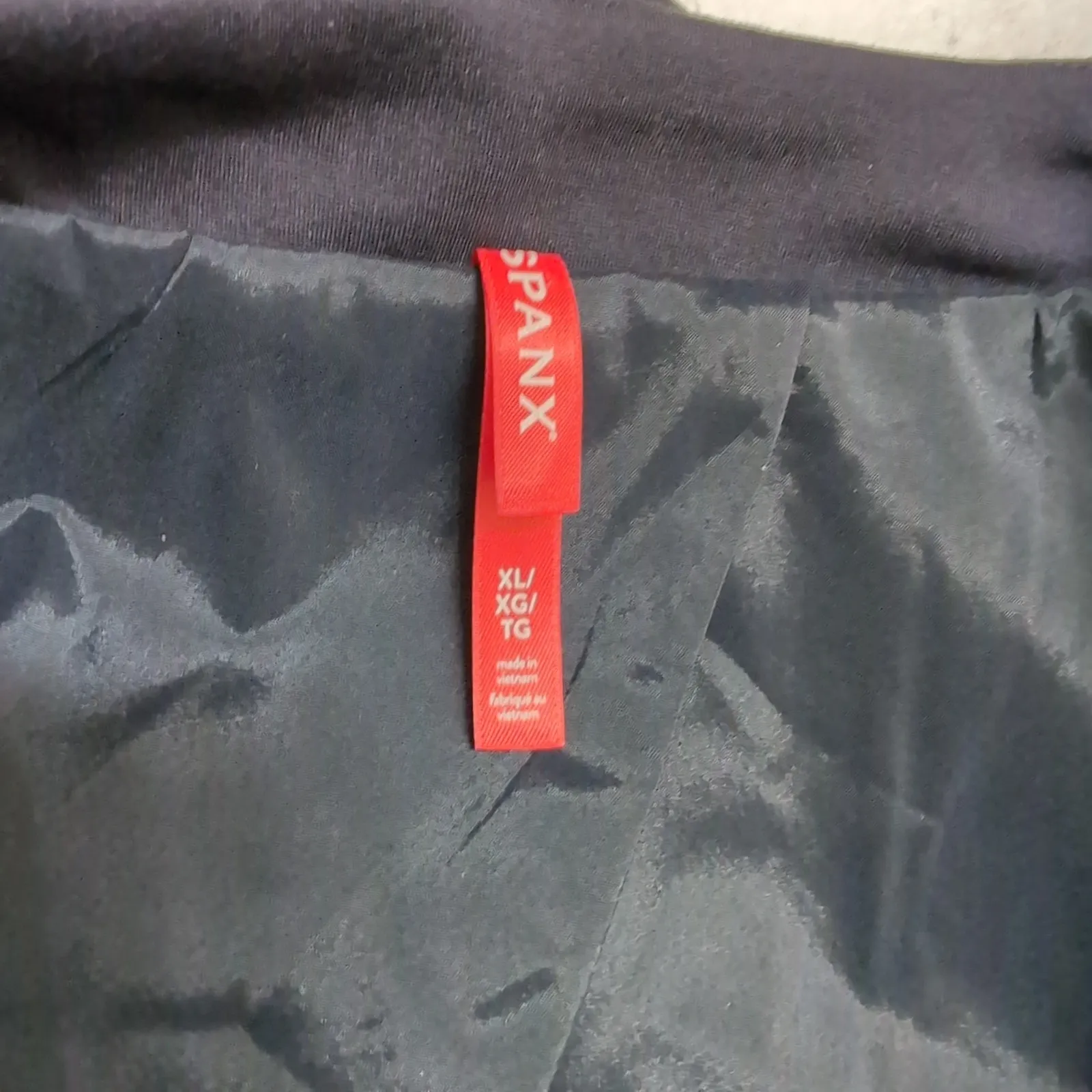 NWT Spanx Perfect Collarless Blazer Classic Navy Blue Size XL - Image 5