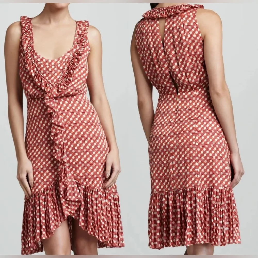 Tory Burch Janetta Circle Clip Dot Print
Jacquard Dress Size 2 - Image 2
