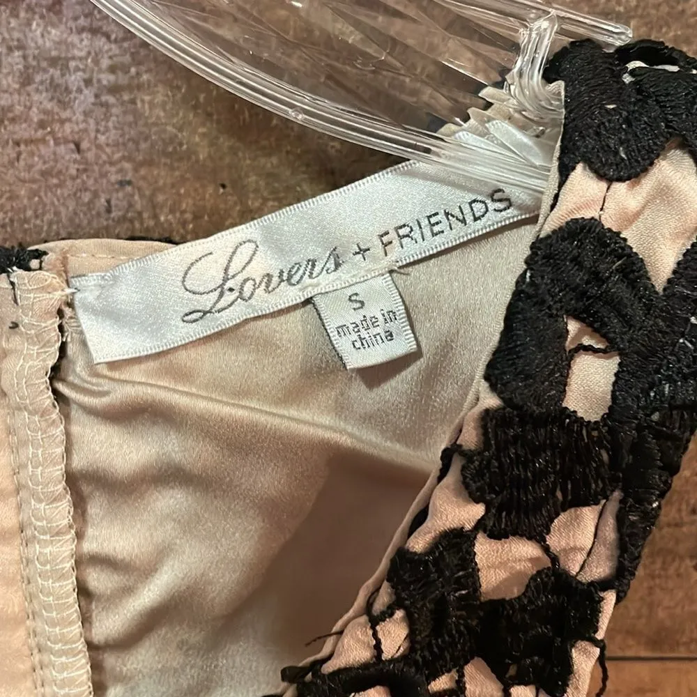 Lovers & Friends Black Lace Caspian Shift Dress - Image 3