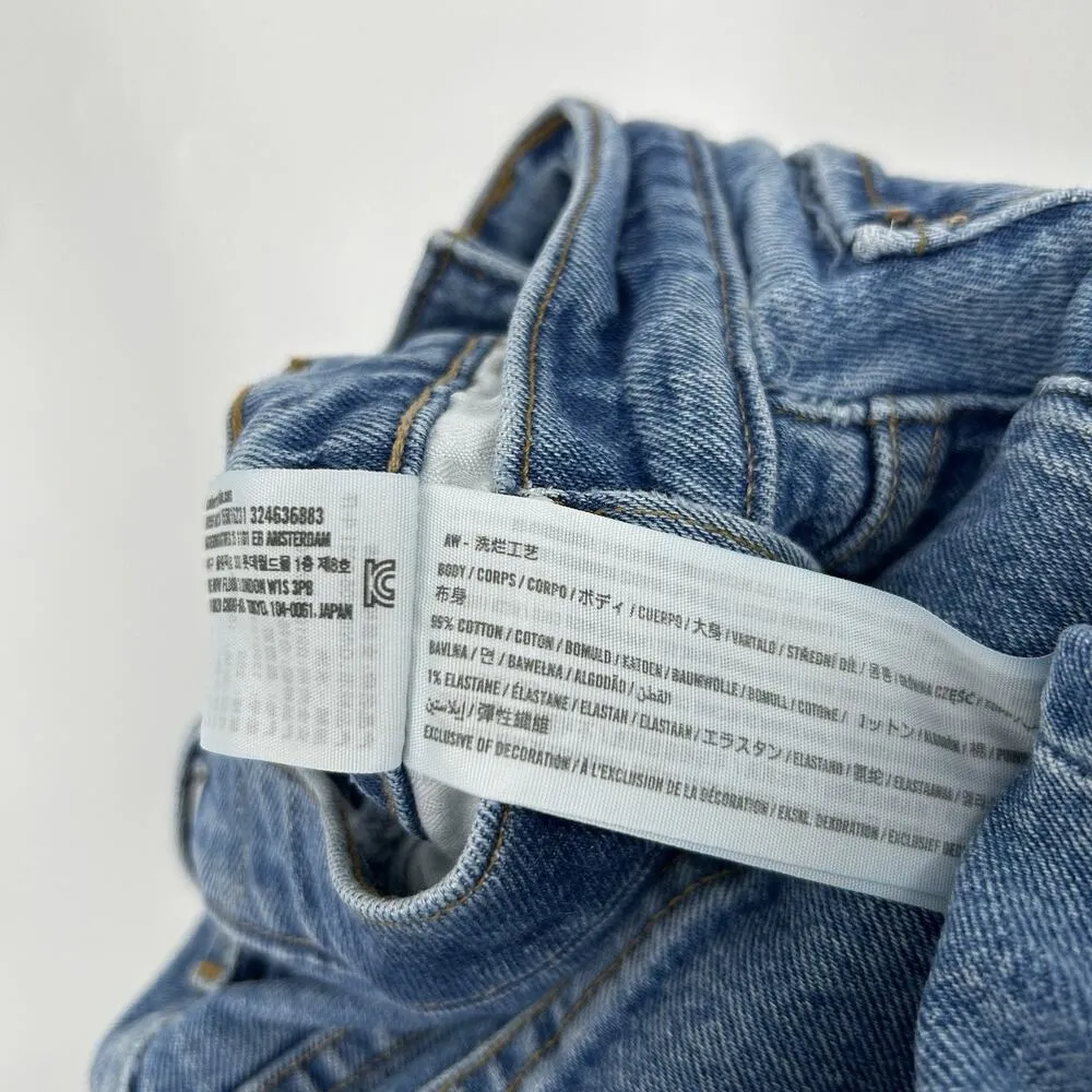 Abercrombie & Fitch The 90s Straight Ultra High Rise Jeans Curve Love Size 26 2S - Image 9