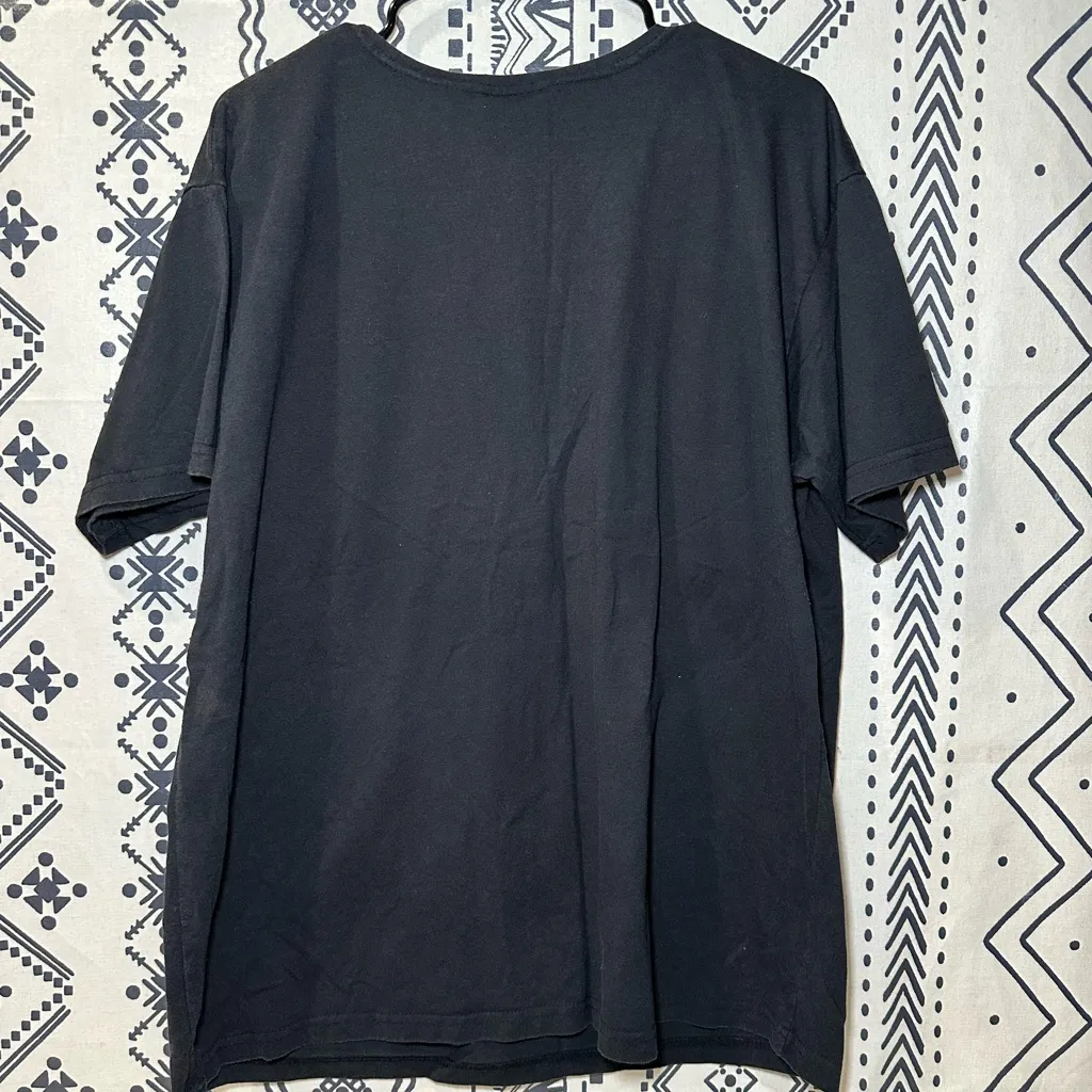 Vintage Handmade Embellished Boho Westerns Shirt by Sweet Blondie Ladies Size 1X Black - Image 2