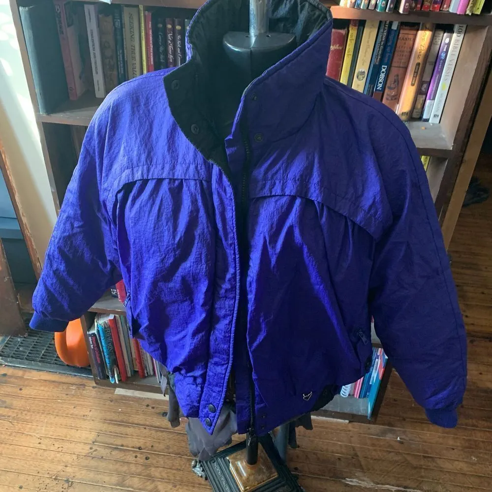 Obermeyer vintage prime down purple Y2K size 10 ski winter jacket - Image 1