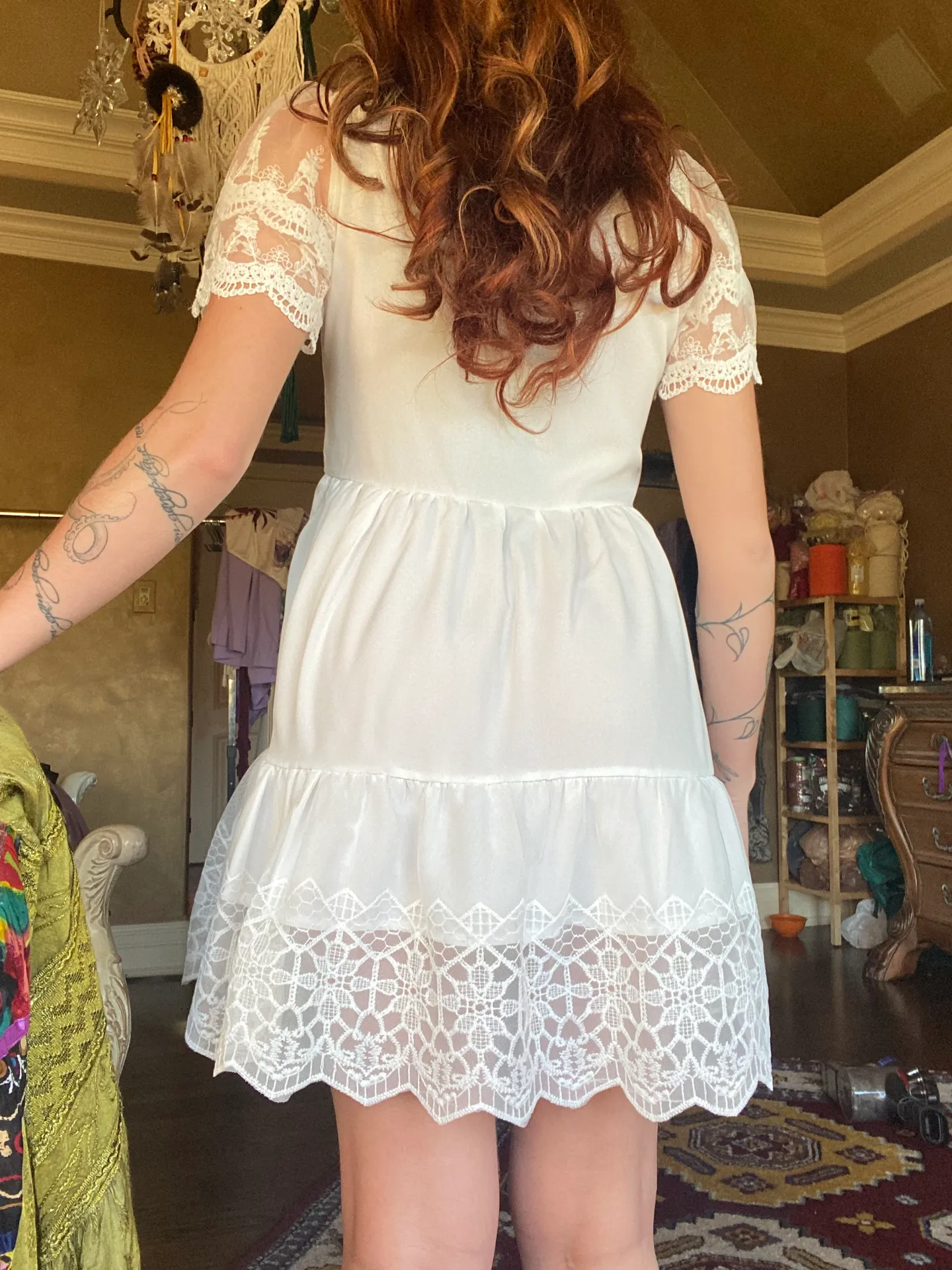 Lace Lolita Mini Dress Unique Small - Image 5