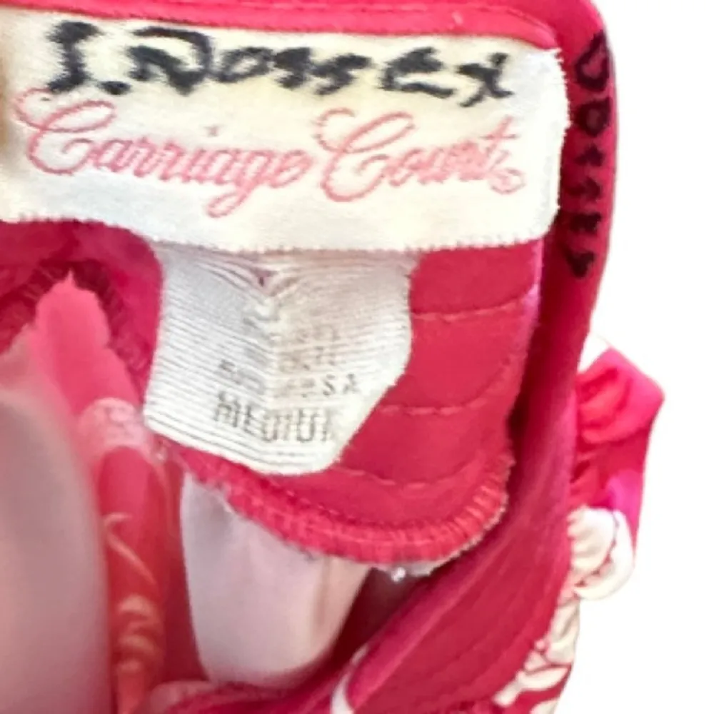 Vintage Carriage Court‎ Polyester House Coat Size M - Image 4