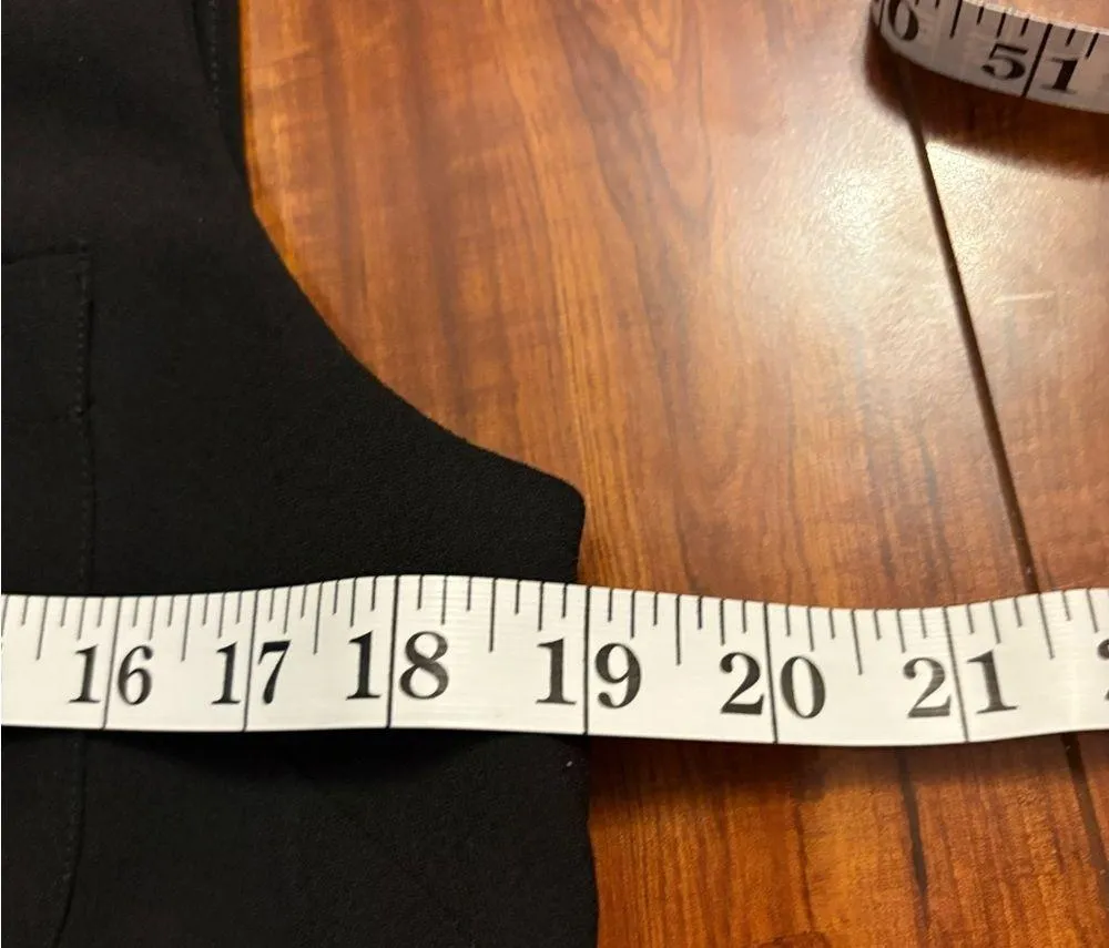 J.crew Button-front classic business preppy shift dress drapey crepe size small - Image 12