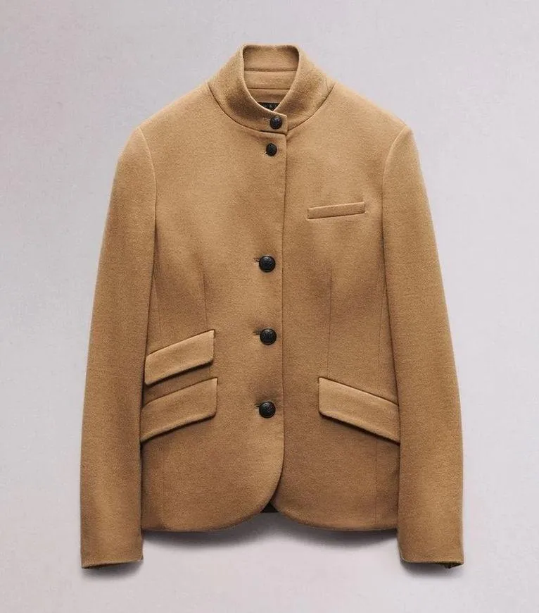 RAG & BONE Slade Wool Blazer in Brown 0 - Image 2