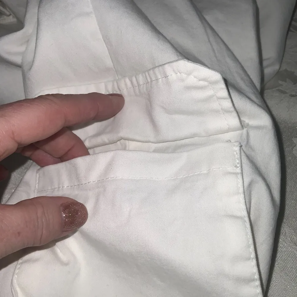 White Counterparts Cargo Summer Cotton Ankle Lightweight Casual Pants Size 6 - Image 7