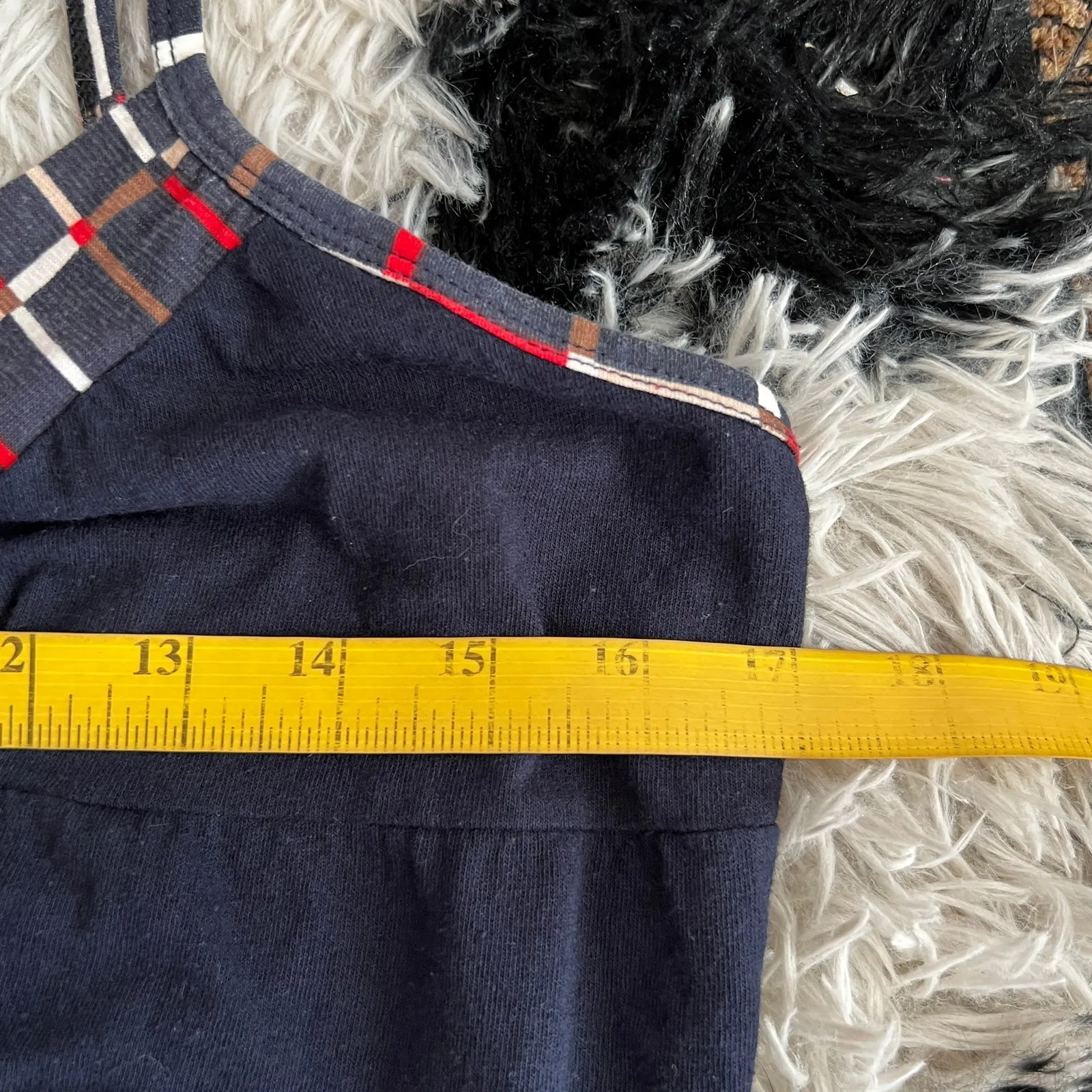 Blue Y2K Babydoll Tank Top 2000s Coquette Indie Sleaze Soft Grunge Vintage Small - Image 5