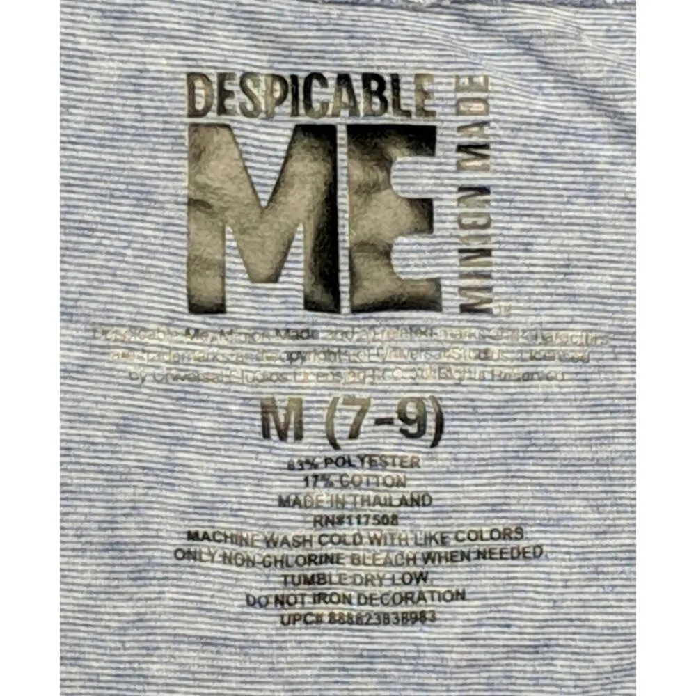 Despicable Me Minions Tee M Graphic Short Sleeves Blue Size undefined - Image 4