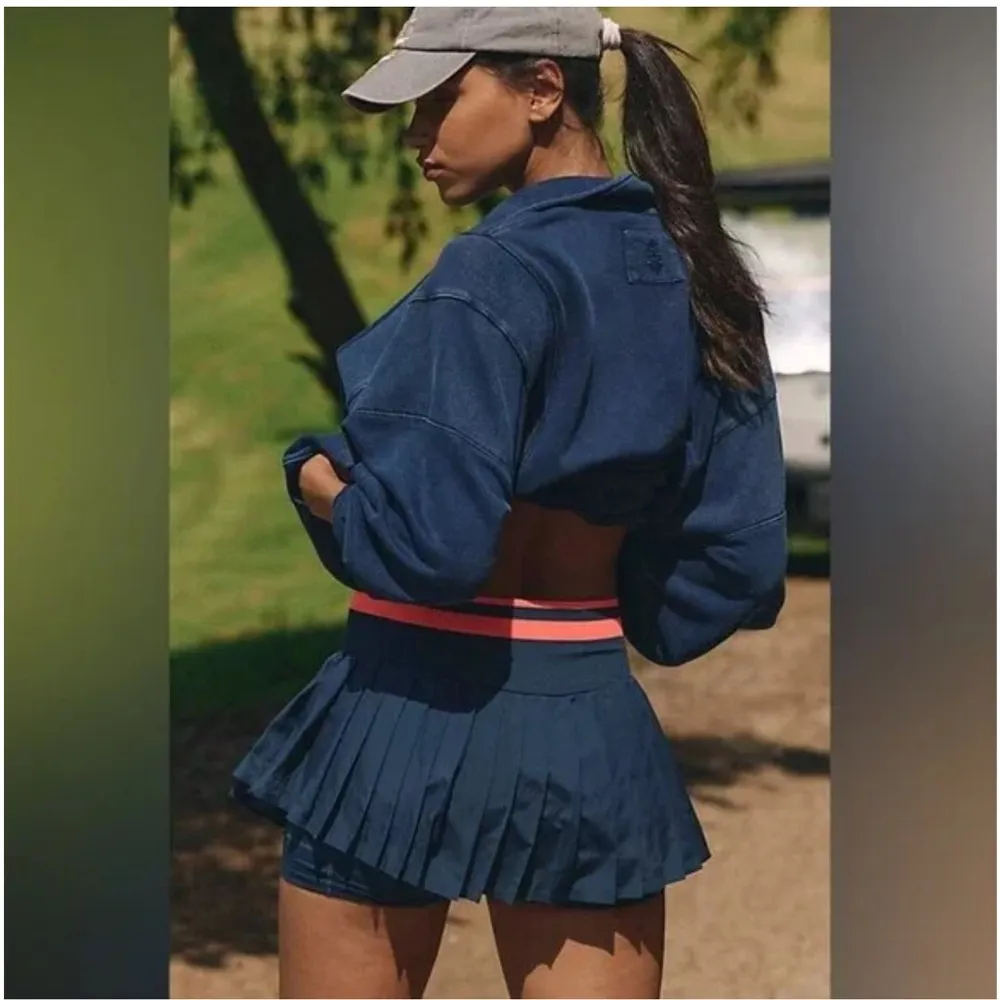 NWOT FP Movement doubles skort in midnight navy combo Blue - Image 2