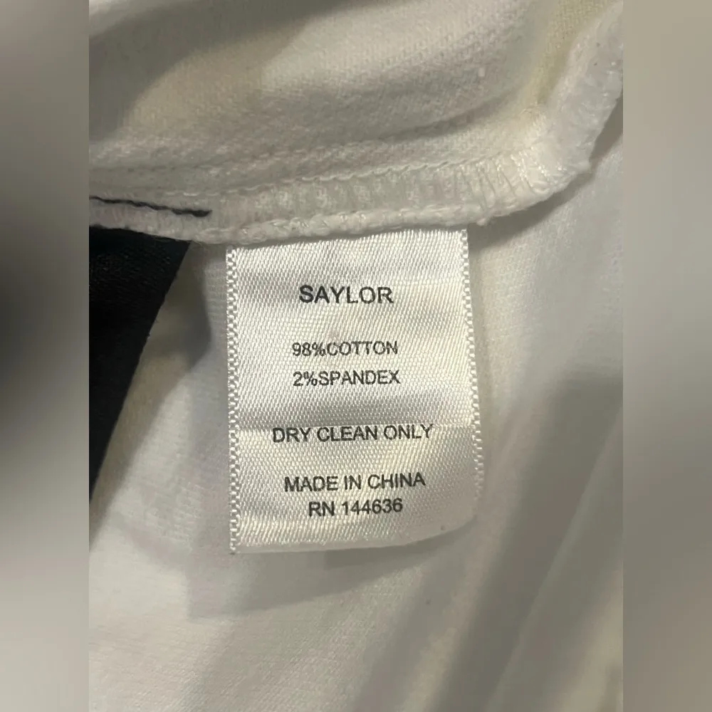 Saylor Harriette Denim Ruffle Top Size Small - Image 6