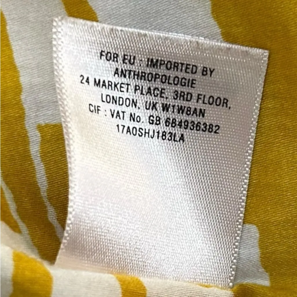 Elevenses Anthropologie Womens Neo-Houndstooth Neutral Alpaca Wool Preppy Coat 4 - Image 5