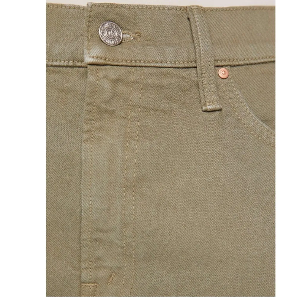 MOTHER The Dodger Denim Shorts Green Size 33 - Image 4