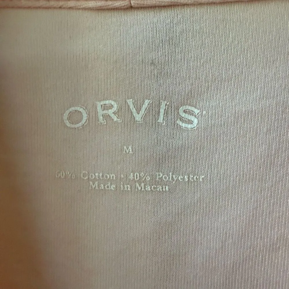 Orvis Solid Narrow-V Tee Ballet Pastel Pink M - Image 3