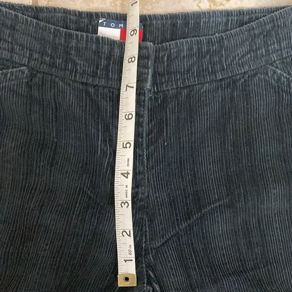 Y2K Tommy Jeans Navy Blue Flare Corduroys - Image 8