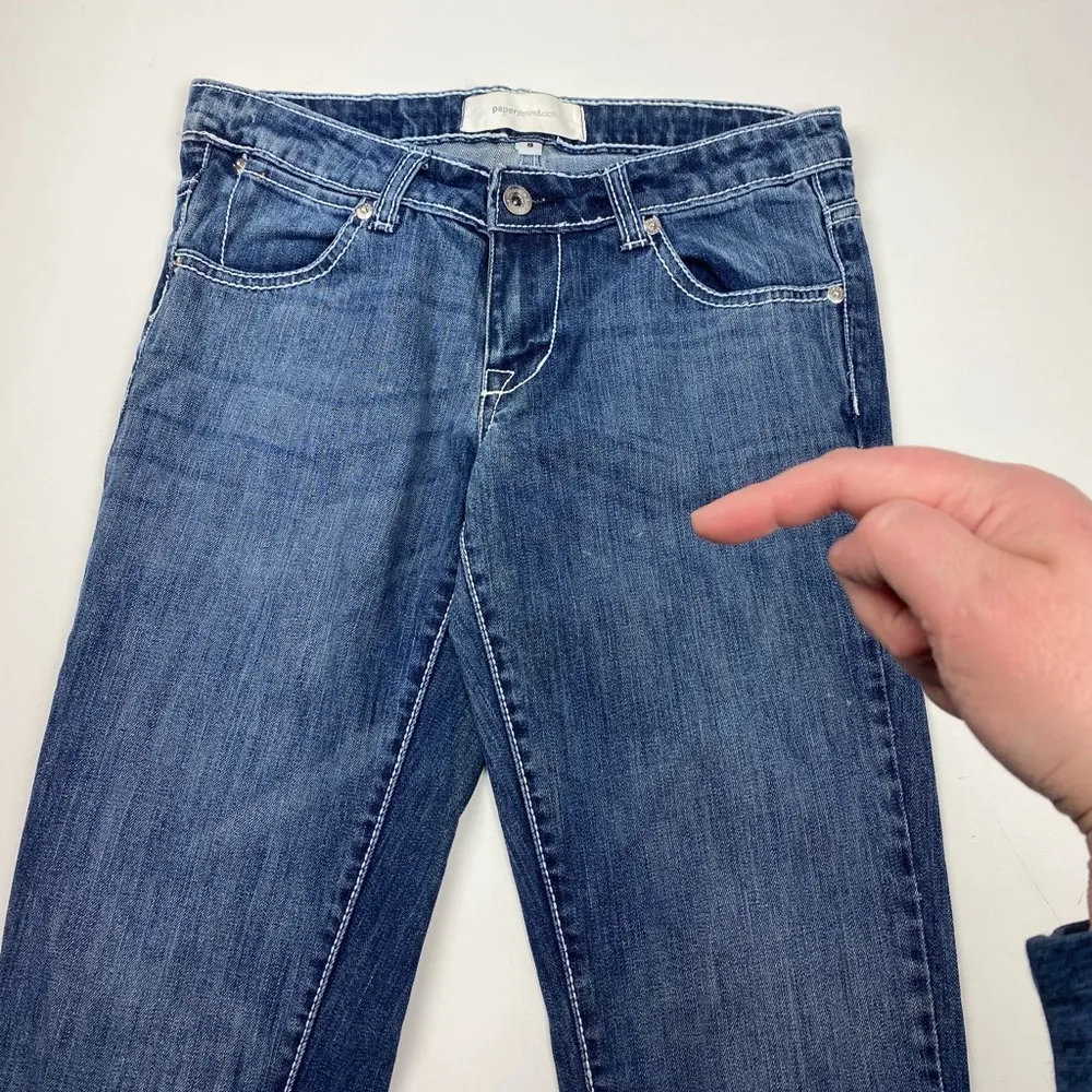 Paper Denim & Cloth Straight Leg Denim Jeans Size 8 - Image 4