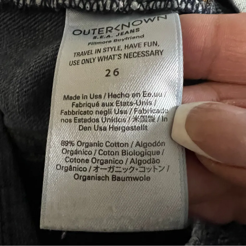 S.E.A Filmore Boyfriend Button Fly Straight Denim Jeans - Image 13