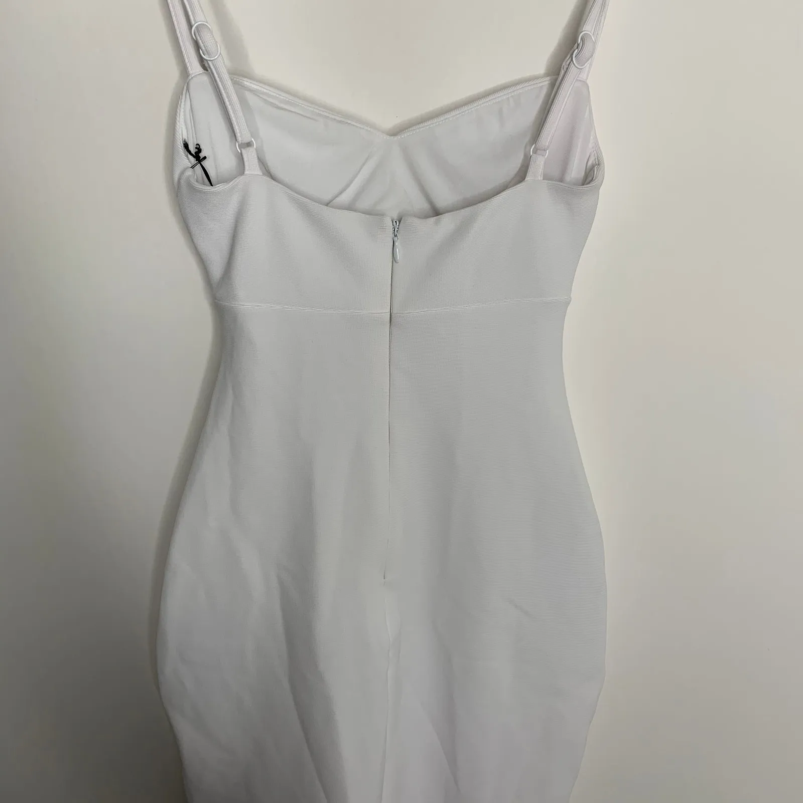 Nookie Bridget Bustier Midi Dress White Womens 8 New - Image 12