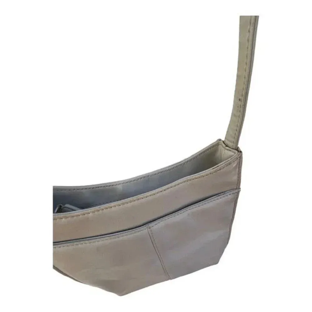 Jones New York Vintage Leather Shoulder Bag‎ Slim Purse Bone​​​ - Image 5