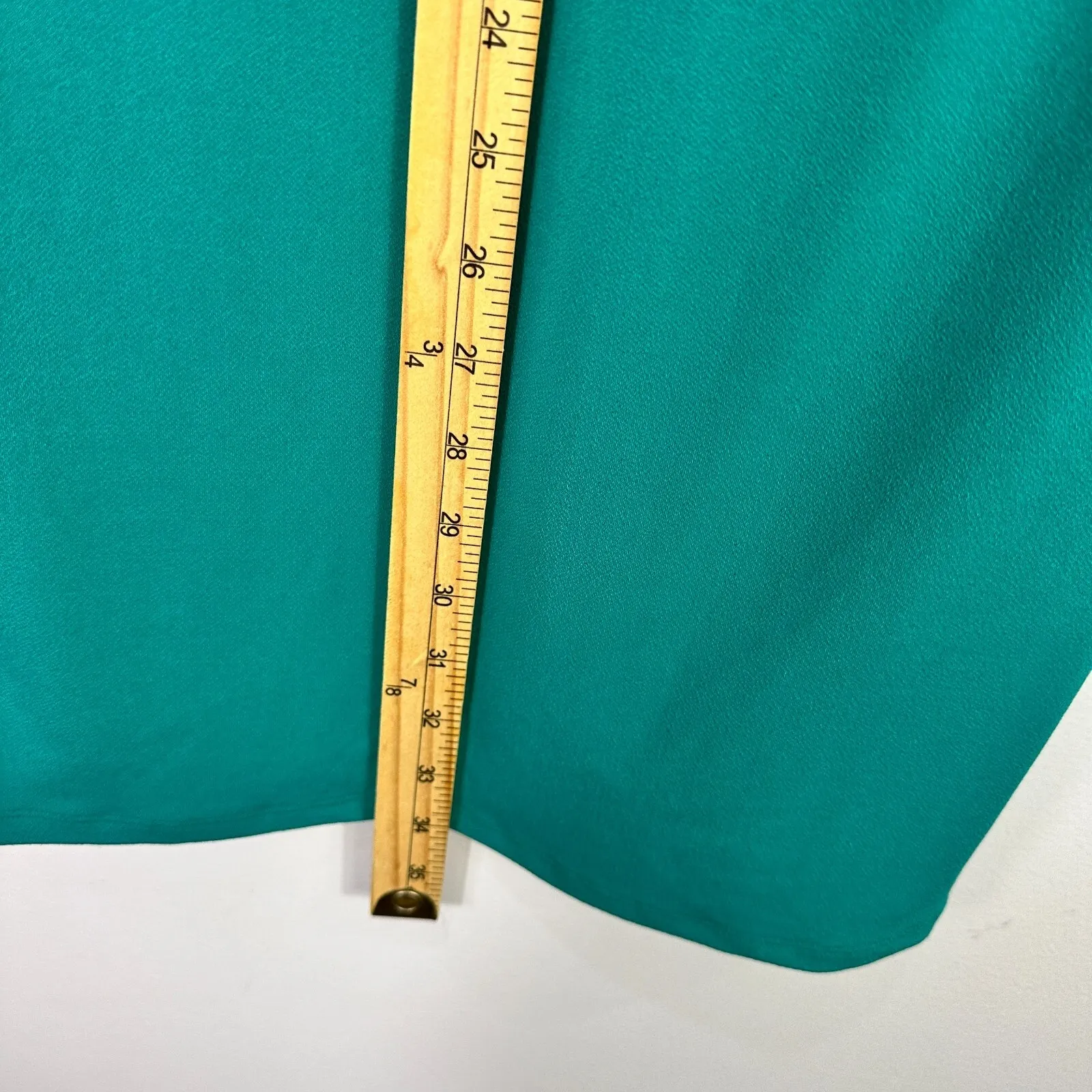 Ann Taylor Sheath Dress Womens Small Green Minimalist Career Office‎ Capsule - Image 3