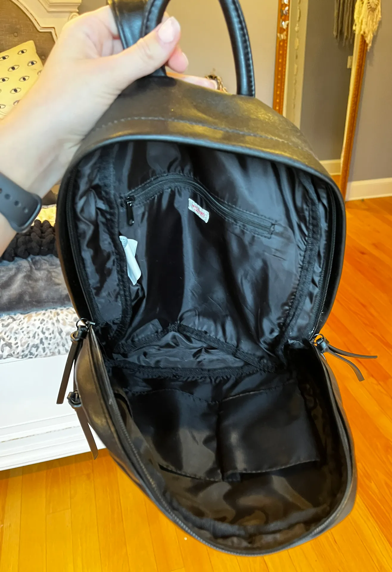 Mossimo Supply Co Black Mini Backpack - Image 4