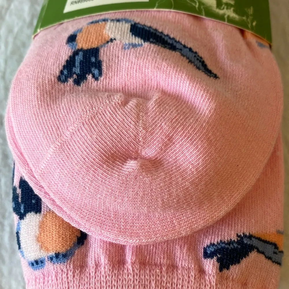 Kate Spade : Black & Pink Heart Patterned Socks - Image 10