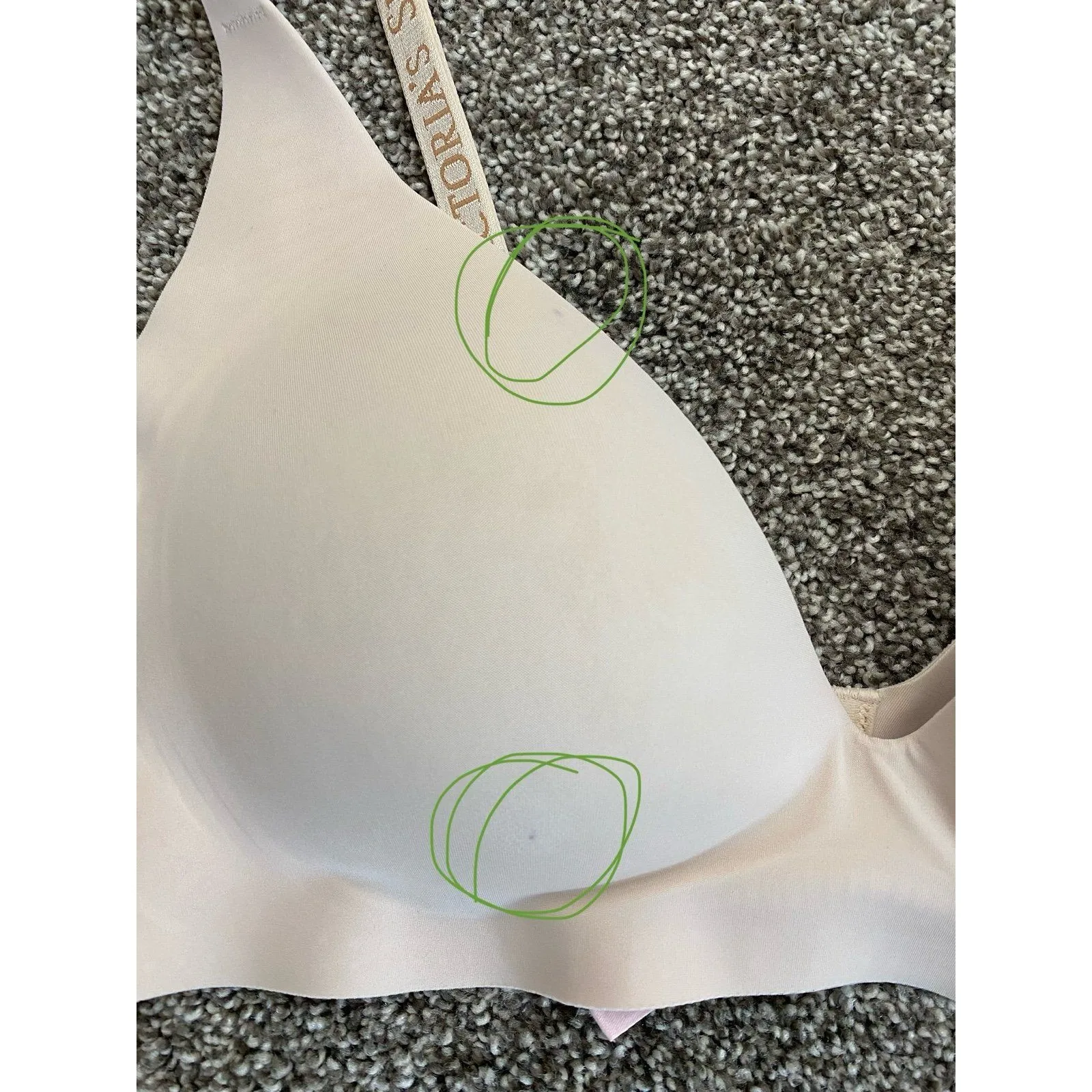 Victoria’s Secret Lightly Lined Wireless Bra Marzipan M/B80 - Image 5
