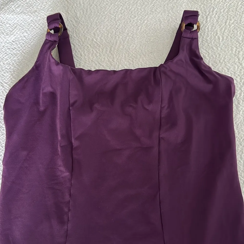 Maaji  Dark Grape Layla Classic One Piece, Large, $174 - Image 12