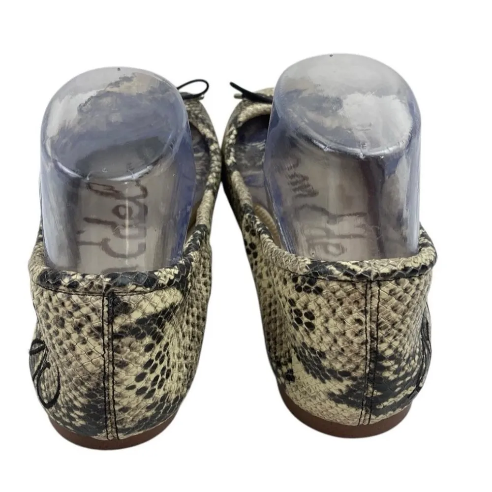 Sam Edelman Felicia Ballet Flats Women’s Size 9M Snake Print Leather Casual Flat - Image 16