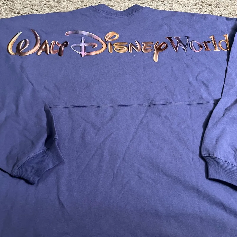 Walt Disney World 50th Anniversary Purple Iridescent Spirit Jersey - size L - Image 10