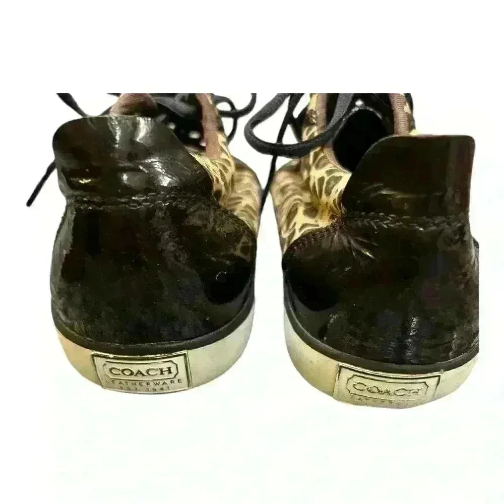 COACH Barrett Cheetah Print sneakers Size 6 B Women pre-loved good condition - Image 7