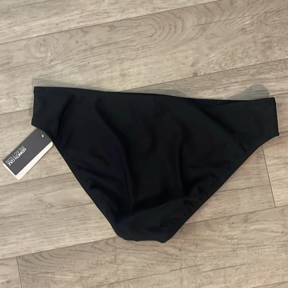 Kenneth Cole Black Bikini Swimwear solid bottom NWT xl - Image 3
